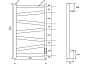Полотенцесушитель электрический Point Феникс PN15858 П7 500x800, хром