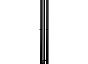 Полотенцесушитель электрический Point Фрея PN20712B П2 100x1200 диммер слева, черный