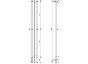 Полотенцесушитель электрический Point Фрея PN20712W П2 100x1200 диммер слева, белый