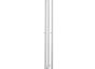 Полотенцесушитель электрический Point Фрея PN20712W П2 100x1200 диммер слева, белый