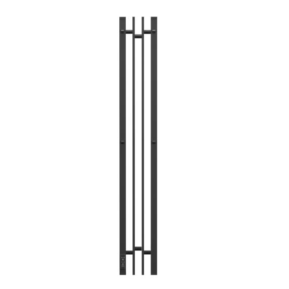 Полотенцесушитель электрический Point Фрея PN20722B П2 140x1200 диммер слева, черный