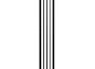 Полотенцесушитель электрический Point Фрея PN20732B П2 180x1200 диммер слева, черный