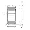 tumb 4 - Полотенцесушитель электрический Point Омега PN90158SE П12 500x800 левый/правый, хром