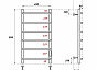 Полотенцесушитель электрический Point PN08848 П6 400x800 диммер справа, хром