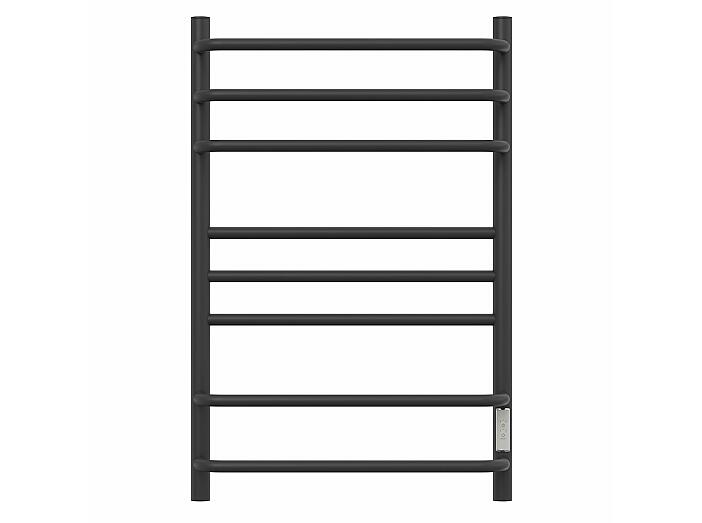 Полотенцесушитель электрический Point Сатурн PN90858B П8 500x800 диммер справа, черный