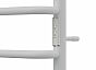 Полотенцесушитель электрический Point Сатурн PN90858W П8 500x800 диммер справа, белый