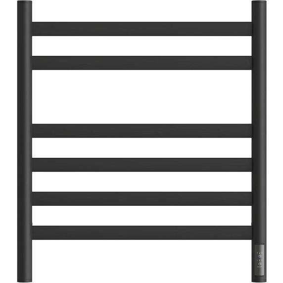 Полотенцесушитель электрический Point Селена PN16856B П6 500x600, диммер справа, черный