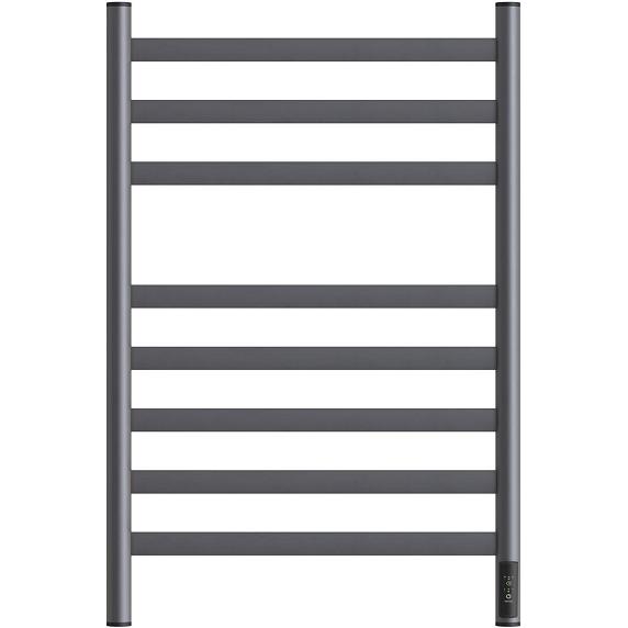 Полотенцесушитель электрический Point Селена PN16858GR П8 500x800, диммер справа, графит премиум