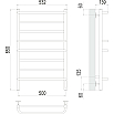 tumb 3 - Полотенцесушитель электрический Terminus Евромикс П8 500x850