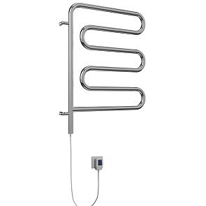 Полотенцесушитель электрический Terminus Ш-образный 450x570 поворотный, хром