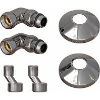 Комплект подключения Point PN93412 3/4 х 1/2 ГШ со сгоном, хром