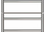 Полотенцесушитель водяной Point Артемида PN14150P П8 500x1000 c двумя полками, хром