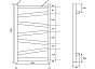 Полотенцесушитель водяной Point Феникс PN15158W П7 500x800, белый