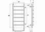 Полотенцесушитель водяной Point PN04558 П6 500x800 с боковым подключением 500, хром