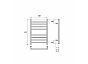 Полотенцесушитель водяной Point PN10156S П8 500x600, хром