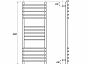 Полотенцесушитель водяной Point PN90150S П15 500x1000, хром