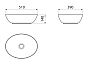 Умывальник Point Артемида 51 PN43151WB овальный, белый