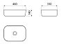 Умывальник Point Веста 46 PN43701WB прямоугольный, белый