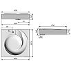 tumb 6 - Раковина над стиральной машиной Киото 60*60 с кронштейнами