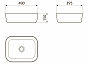 Умывальник Point Афина 50 PN43041 прямоугольный, белый
