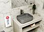 Умывальник Point Меркурий 50 PN43832GM прямоугольный, графит