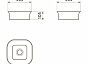 Умывальник Point Ника 31 PN43081 квадратный, белый