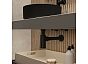Бутылочный сифон для умывальника, черный матовый, Optima Home, IDDIS, OPTBL00i84