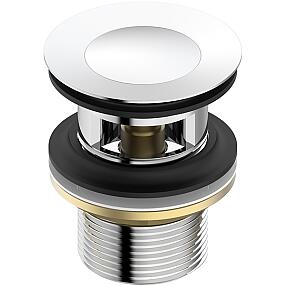 Выпуск для умывальника с переливом, хром, Optima Home, IDDIS, 001SB01i88