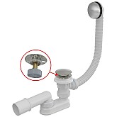 

Слив-перелив Alcaplast click/clack металл A504CKM