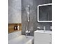 Шланг для душа, белый матовый, силиконовый, 1,5м, Optima Home, IDDIS, OPH15WLi19