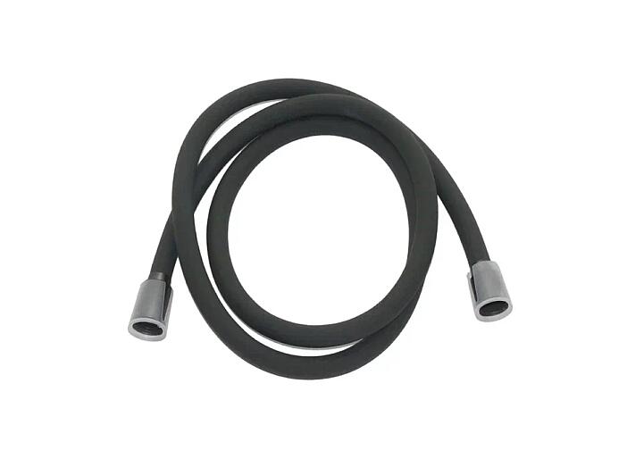 Шланг для душа, графитовый матовый, силиконовый, 1,2м, Optima Home, IDDIS, OPH12GLi19