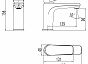 Смеситель Lemark Bronx LM3706GM для раковины