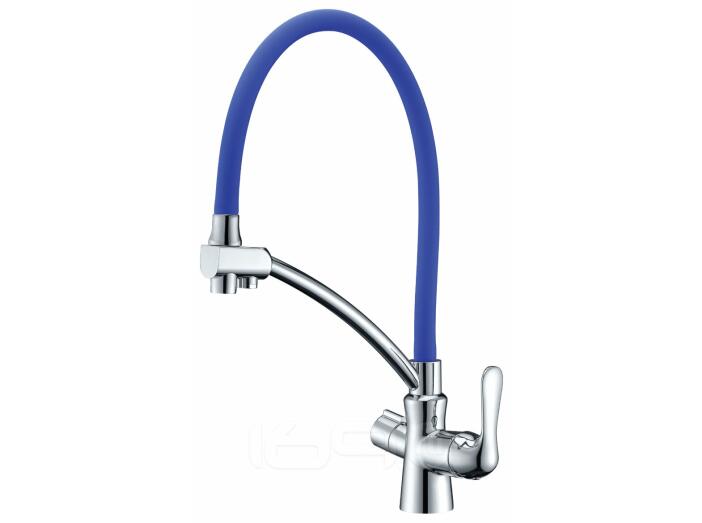 Смеситель Lemark Comfort LM3070C-Blue для кухни  с подключением к фильтру с питьевой водой