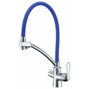 Смеситель Lemark Comfort LM3070C-Blue для кухни  с подключением к фильтру с питьевой водой