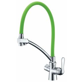 Смеситель Lemark Comfort LM3070C-Green для кухни  с подключением к фильтру с питьевой водой
