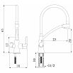 tumb 2 - Смеситель Lemark Comfort LM3070C-Green для кухни  с подключением к фильтру с питьевой водой
