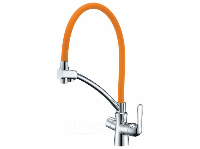 Смеситель Lemark Comfort LM3070C-Orange для кухни  с подключением к фильтру с питьевой водой