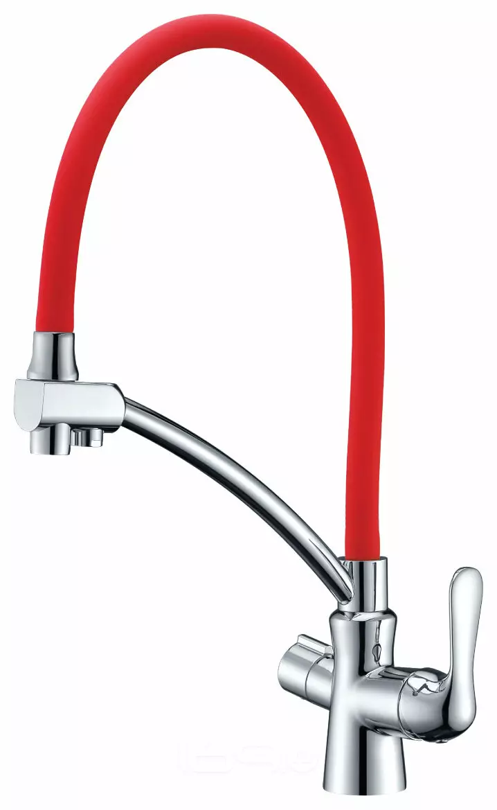 Смеситель Lemark Comfort LM3070C-Red для кухни  с подключением к фильтру с питьевой водой