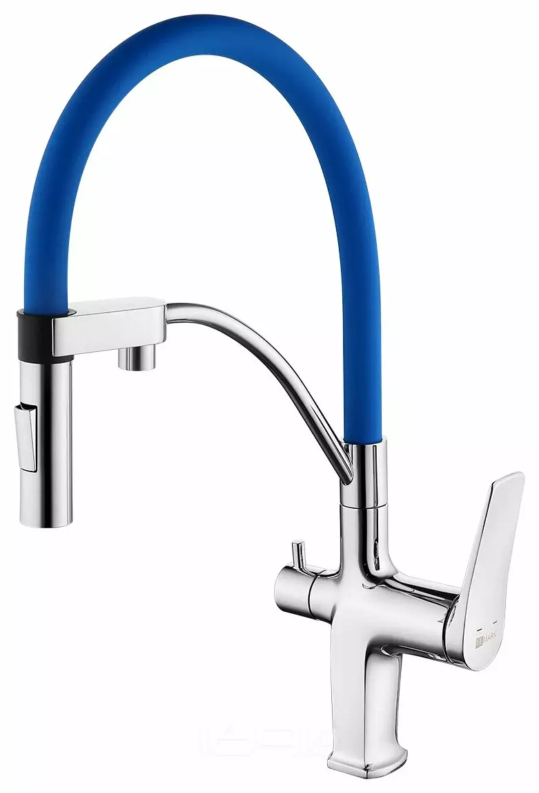 Смеситель Lemark Comfort LM3074C-Blue для кухни с подключением к фильтру с питьевой водой