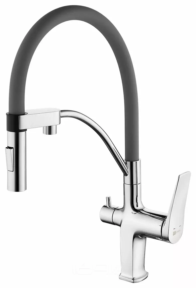Смеситель Lemark Comfort LM3074C-Gray для кухни с подключением к фильтру с питьевой водой