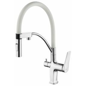 Смеситель Lemark Comfort LM3074C-White для кухни с подключением к фильтру с питьевой водой