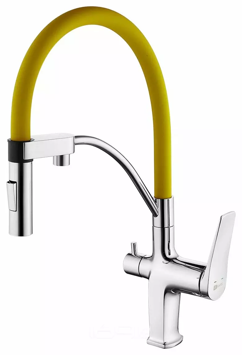 Смеситель Lemark Comfort LM3074C-Yellow для кухни с подключением к фильтру с питьевой водой