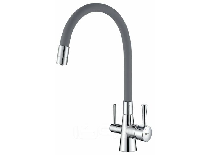 Смеситель Lemark Comfort LM3075C-Gray для кухни  с подключением к фильтру с питьевой водой