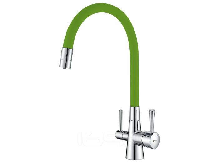 Смеситель Lemark Comfort LM3075C-Green для кухни  с подключением к фильтру с питьевой водой