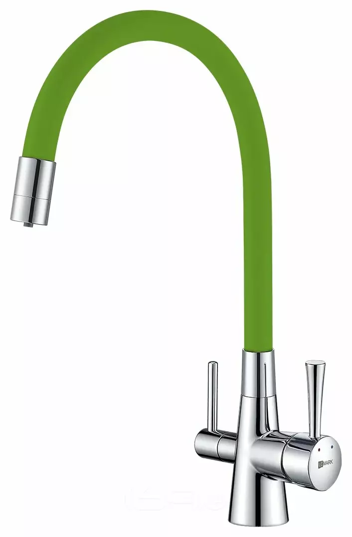 Смеситель Lemark Comfort LM3075C-Green для кухни с подключением к фильтру с питьевой водой