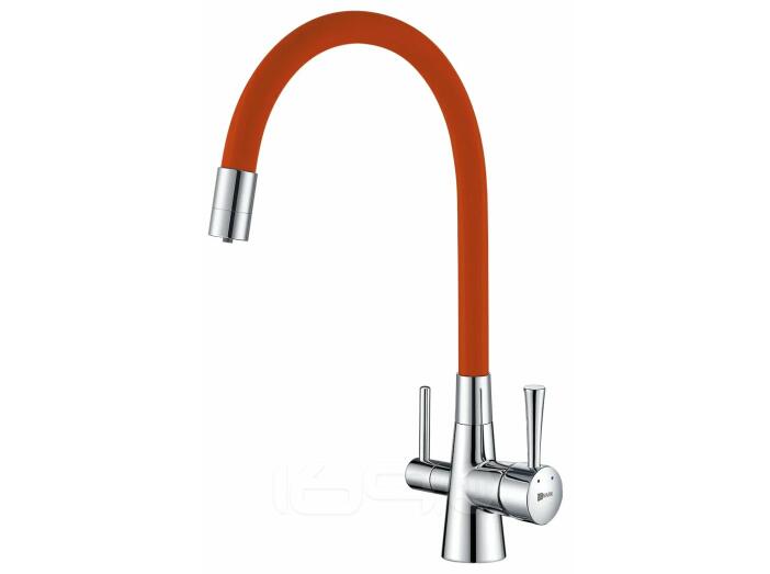 Смеситель Lemark Comfort LM3075C-Orange для кухни  с подключением к фильтру с питьевой водой