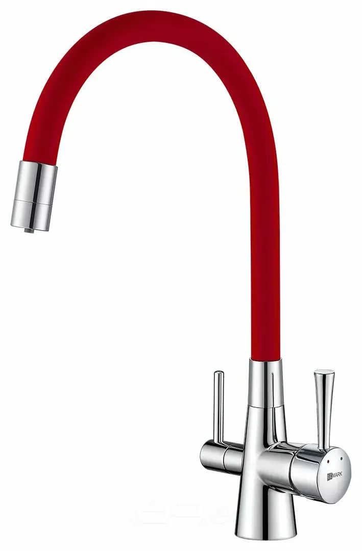Смеситель Lemark Comfort LM3075C-Red для кухни с подключением к фильтру с питьевой водой