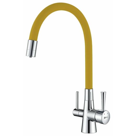 Смеситель Lemark Comfort LM3075C-Yellow для кухни  с подключением к фильтру с питьевой водой