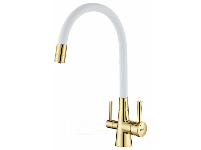Смеситель Lemark Comfort LM3075G-White для кухни  с подключением к фильтру с питьевой водой