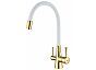 Смеситель Lemark Comfort LM3075G-White для кухни с подключением к фильтру с питьевой водой
